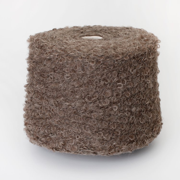 Пряжа Tokyo - кидмохер 25%, меринос 25%, полиакрил 30%, полиамид 20%    серо-коричневый 