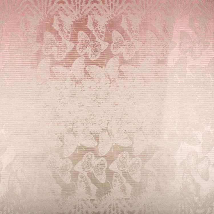 лён, вискоза жаккард градиент. Купон 1,5 м, сток Valentino