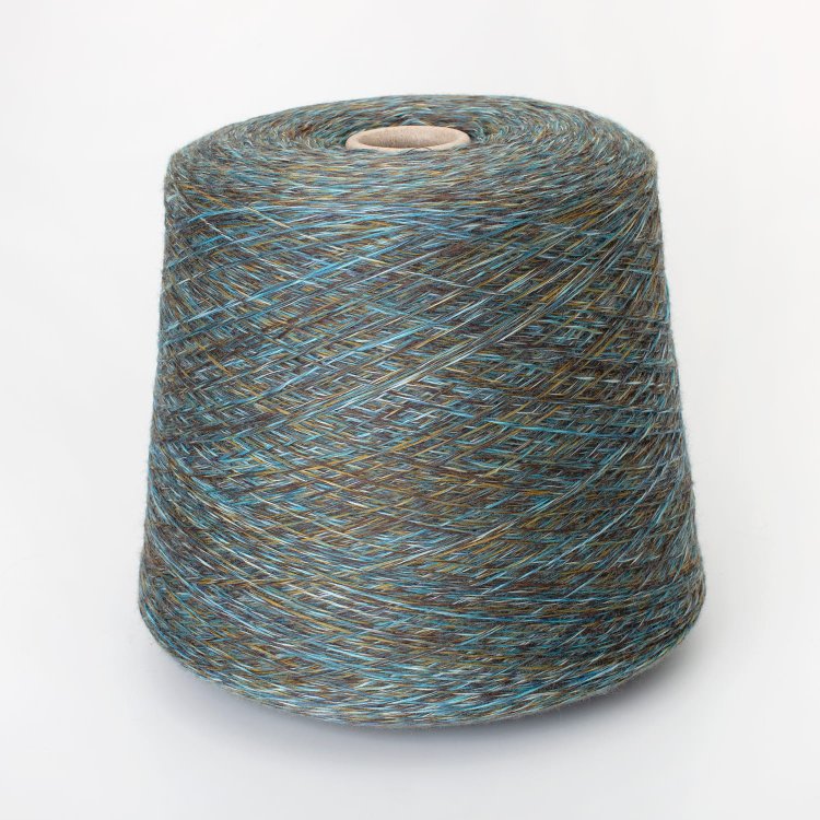 Пряжа Wallardo - меринос 100%    серо-лазурный 