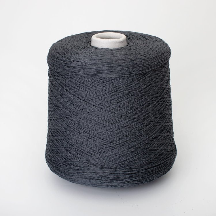 Пряжа Alaska - лён 60%, хлопок 40%    графитовый 