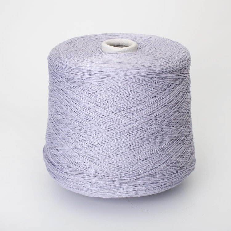 Пряжа Alaska - лён 60%, хлопок 40%    лавандовый 