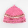 Шапка - кид мохер 20%, меринос 80%    насыщенный розовый 