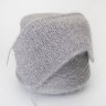 Пряжа Millypop - альпака 55%, меринос 10%, полиамид 35%    светло-серый 