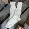 Носки ручной работы    белый 