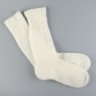Носки ручной работы    белый 