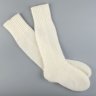 Носки ручной работы    белый 