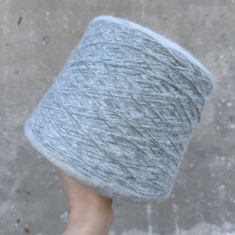 Пряжа Soft Cotton - хлопок 50%, вискоза 25%, полиамид 25% серо-голубой Пряжа Soft Cotton - хлопок 50%, вискоза 25%, полиамид 25% серо-голубой