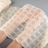 Кружево вышивка на сетке    старое кружево  29 см  Dior