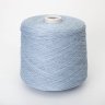 Пряжа Alaska - лён 60%, хлопок 40%    бледно-васильковый с серым 
