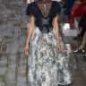 Ткань Сток Dior - хлопок, вискоза   пороховая синь  