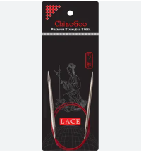 Круговые металлические спицы Lace 4 мм / 40 см ChiaoGoo 