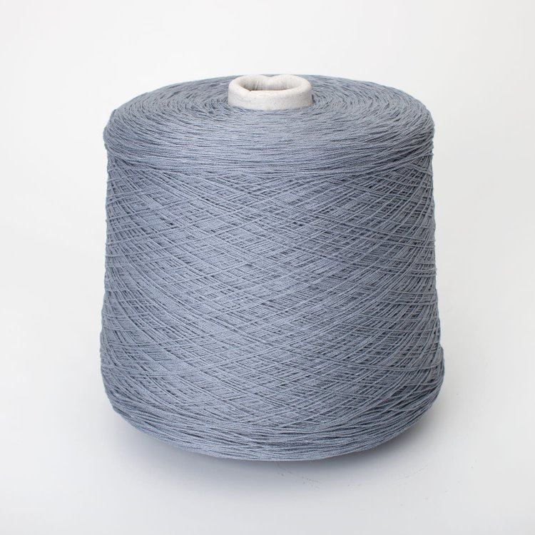 Пряжа Alaska - лён 60%, хлопок 40%    серый шифер 