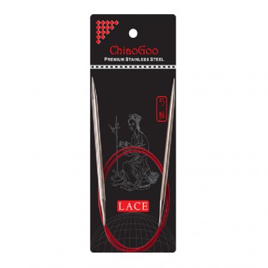 Круговые металлические спицы Lace 5 мм / 120 см ChiaoGoo  