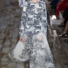 Ткань Сток Dior - вискоза 100%   бледно-жёлтый  