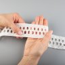 Кружево шитьё    белый молочный  5.5 см  