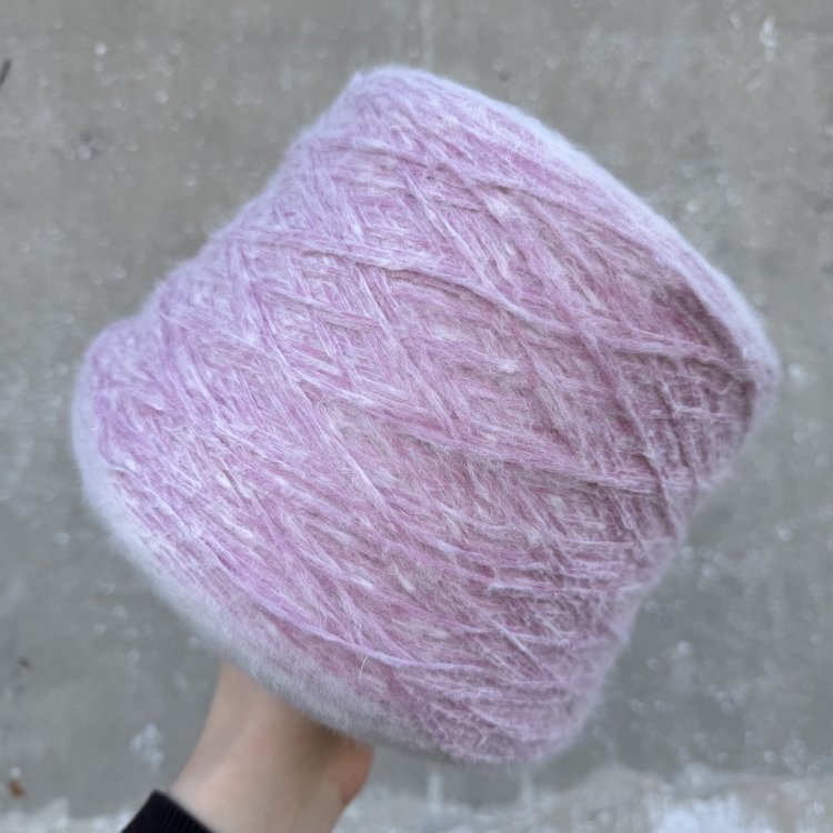 Пряжа Soft Cotton - хлопок 50%, вискоза 25%, полиамид 25%    пастельно-розовый 