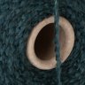 Пряжа Coat - кашемир 25%, меринос 60%, шёлк 15%    бирюзово-серый 
