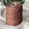 Пряжа Boccolo - меринос 70%, хлопок 30%    ржаво-коричневый 