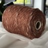 Пряжа Boccolo - меринос 70%, хлопок 30%    ржаво-коричневый 