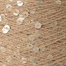 Пряжа Королевские матовые пайетки на хлопке 100 %      пшеничный 