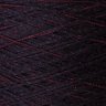 Пряжа Hype - шёлк 10%, лён 20%, хлопок 70%     черный с красным 