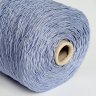 Пряжа Bambu - лён 73%, лиоцелл 27% Col 444    серо-васильковый 