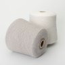 Пряжа Fluffy - ангора 50%, меринос 50%    светло-серый с легким розовым отливом 