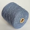 Пряжа Bambu - лён 73%, лиоцелл 27% Col 687    седой синий 