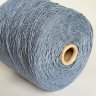 Пряжа Bambu - лён 73%, лиоцелл 27% Col 687    седой синий 