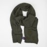 Пряжа Шарф Paul&Shark Lana virgin wool 25 х 180 см    армейский зеленый 