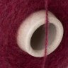 Пряжа Kirk Plume - 52% кашемир, 30% шелк, 18% кид мохер    бургундский 