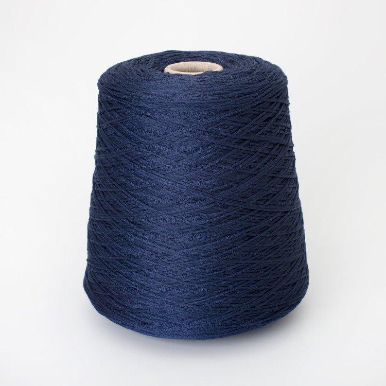 Пряжа Extrafine - хлопок 100%    темно-синий 