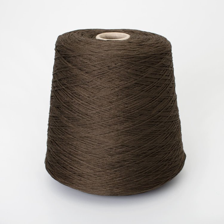 Пряжа Extrafine - хлопок 100% темно-коричневый Пряжа Extrafine - хлопок 100% темно-коричневый
