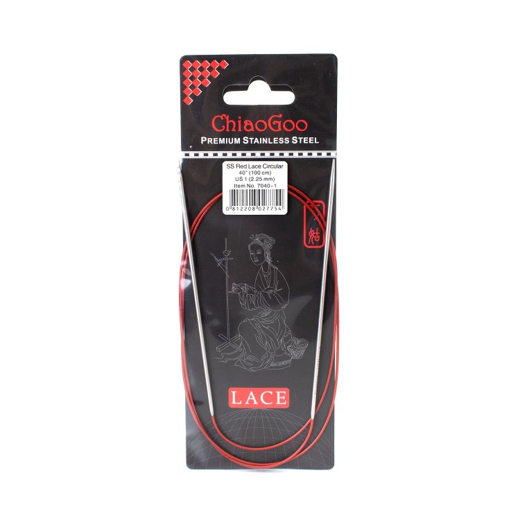 Круговые металлические спицы Lace 2.25 мм / 100 см ChiaoGoo