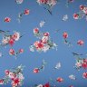 Ткань хлопок 100%, Max Mara   васильковый  