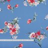 Ткань хлопок 100%, Max Mara   васильковый  