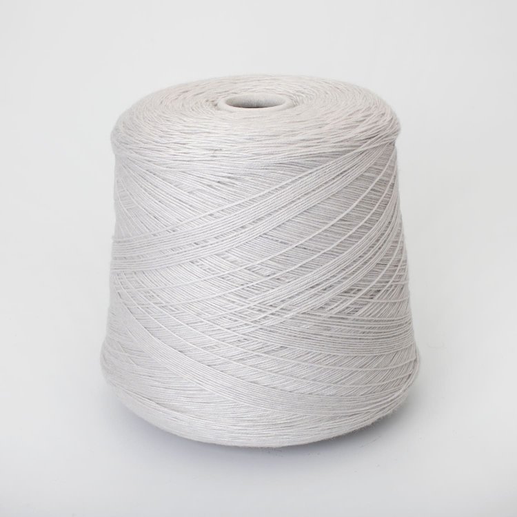 Пряжа Merinoseta - шёлк 30%, меринос 70%    жемчужный 