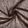 Ткань кружевная 135 см   коричневый  