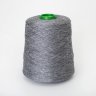 Пряжа Gabbia - меринос 35%, шёлк 30%, лён 35%    серый 