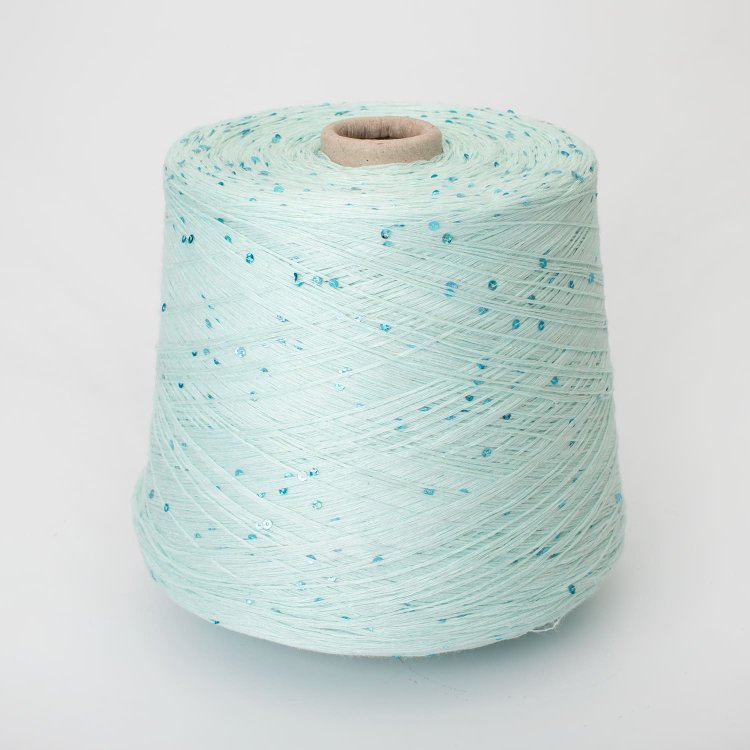 Lino + Pailettes - лён с пайетками 100%