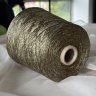 Пряжа Mulberry Seta - шёлк 100%    хаки с серым 