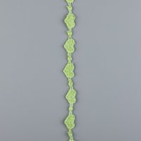 Хлопковая тесьма макраме "Сердечки" 1 см