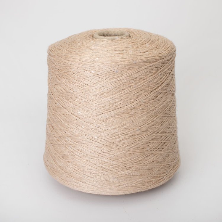 Lino + Pailettes - лён с пайетками 100%