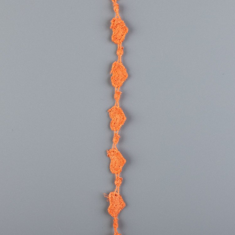 Тесьма хлопковая 1 см    тыква  хлопок 100% 