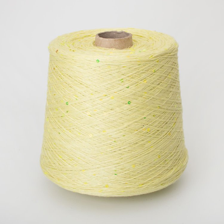 Lino + Pailettes - лён с пайетками 100%