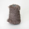 Пряжа Fur Cach Glamour - кашемир 80%, шёлк 10%, полиамид 10%    серый с розово-коричневым 