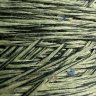 Пряжа Lino + Pailettes - лён с пайетками 100%    серо-зеленый    селадоновый 