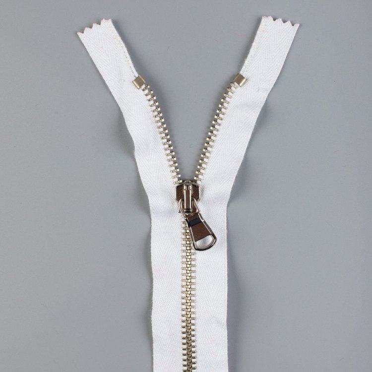 Молния металлическая, однозамковая, неразъёмная, 35 см, тип 5