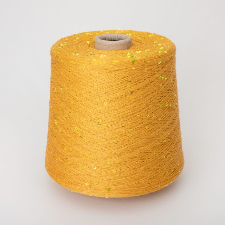 Lino + Pailettes - лён с пайетками 100%