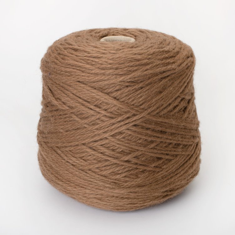 Пряжа Prosper - кид мохер 20%, меринос 80% светло-коричневый с серым Пряжа Prosper - кид мохер 20%, меринос 80% светло-коричневый с серым